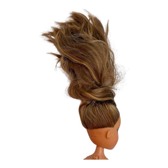 Vintage Bratz Yasmin Doll Purple Lips Brown Eyes 2001 Action Tab Arms NO FEET - Picture 6 of 14